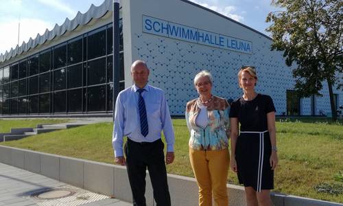 2019 09 10 Einweihung neue Bushhaltestelle an der Schwimmhalle