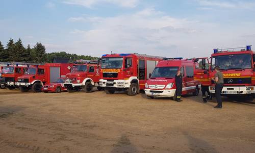 Der Fuhrpark aus dem Saalekreis