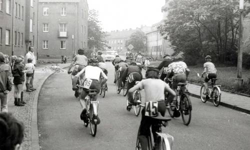 Radrennen rund ums Rathaus 1966 bearbeitet   TSV Archiv Lichtbildsammlung