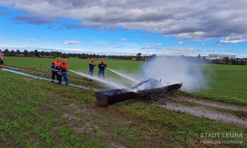 Brandbekämpfung © OF Kötzschau