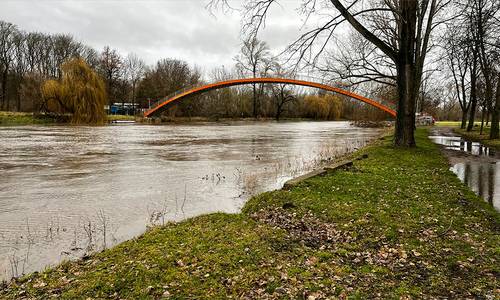 Hochwasser Leuna Jahreswechsel 2023 2024 03   Matthias Schröter © Matthias Schröter