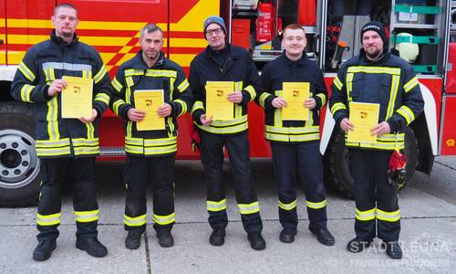 Teilnehmer aus der Freiwilligen Feuerwehr der Stadt Leuna © Karsten Stephan