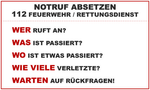 Notruf absetzen © Matthias Schröter