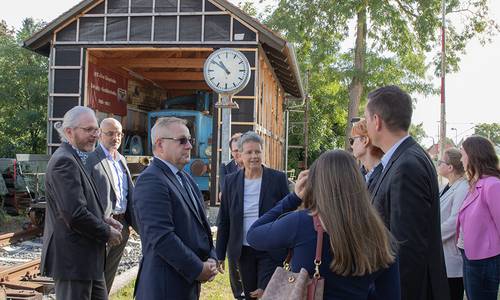 WEB Einweihung Schnittstelle Bhf Kötzschau Lokschuppen © Heike Hickmann