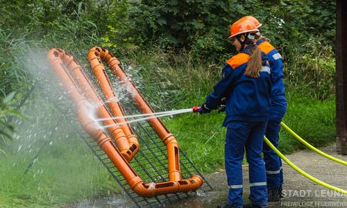 Strahlrohr Parcours © Matthias Schröter Strahlrohr Parcours © Matthias Schröter