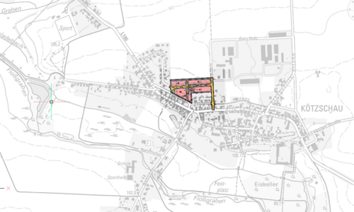 Lageeinordnung Geltungsbereich Bebauungsplan Nr 58